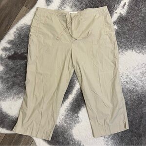 Chaus 100% Cotton Capri Pants XL
